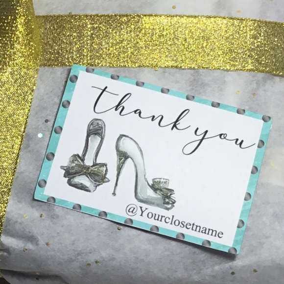 Poshmark Thank you customer Closet Cards - Picture 5 of 12